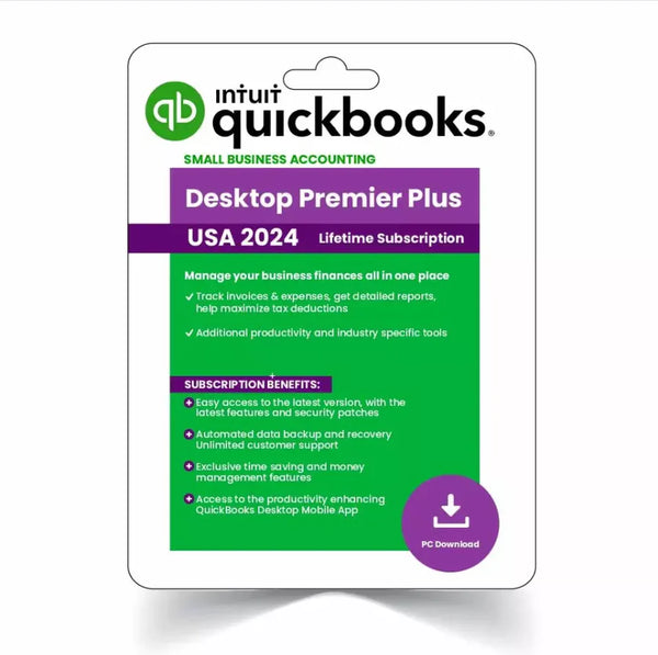 QuickBooks Desktop Premier Plus 2024 (lifetime subscription) USA Version